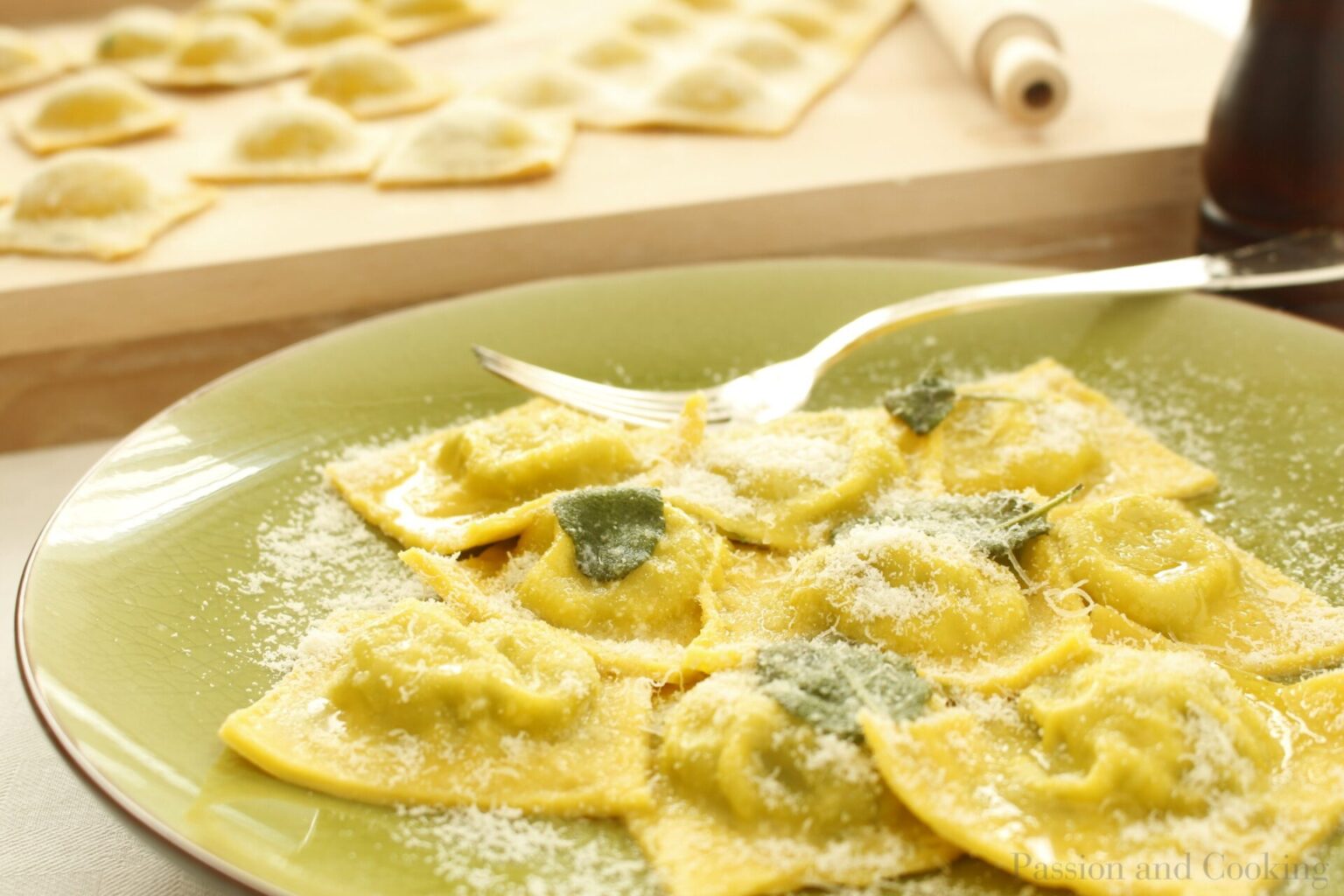 Ravioli con Ricotta e Spinaci (Spinach and Ricotta Ravioli) - Passion ...