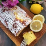 Lemon and ricotta plum-cake